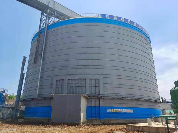 钢板仓产品案例--安康6座5千吨水泥库1座5万吨熟料库